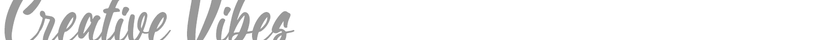 Creative Vibes font preview